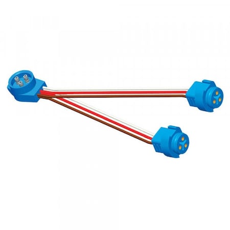 Grote Pigtail, Lighting, 9 In. Y Adapter, Male Pin Lamps 66813